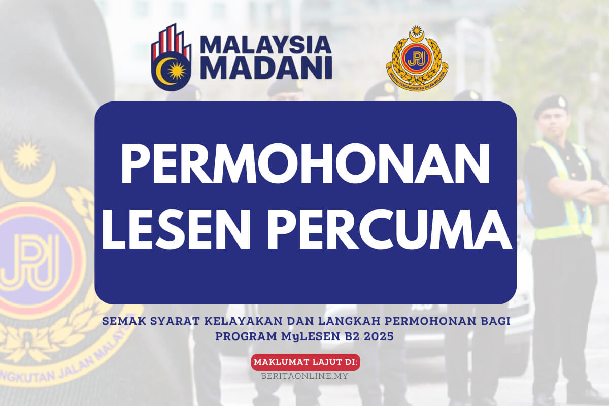 PERMOHONAN LESEN PERCUMA MyLESEN B2