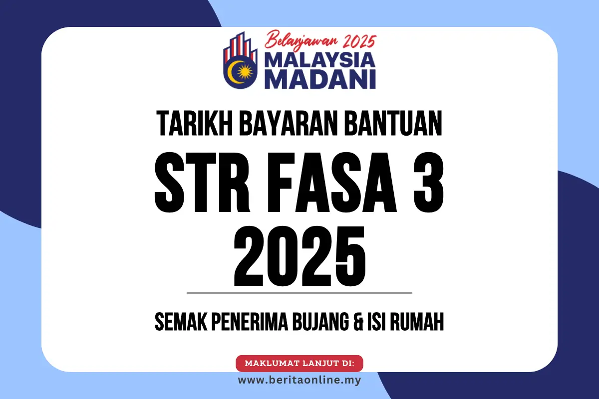 TARIKH BAYARAN BANTUAN STR