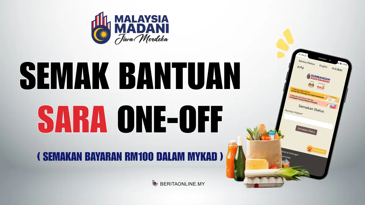 SEMAK BANTUAN SARA ONE OFF