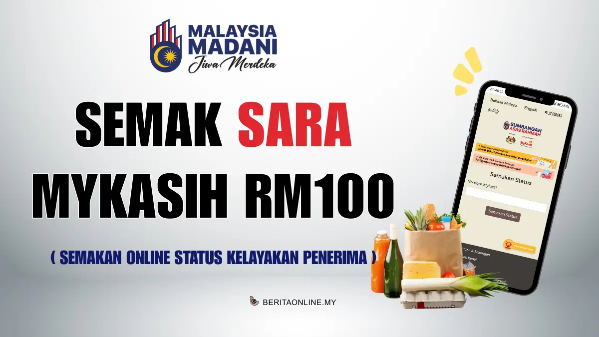 SEMAK SARA MYKASIH RM100