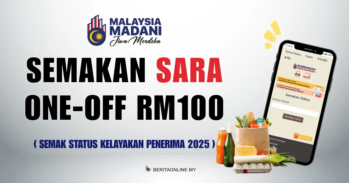 SEMAKAN SARA ONE OFF RM100