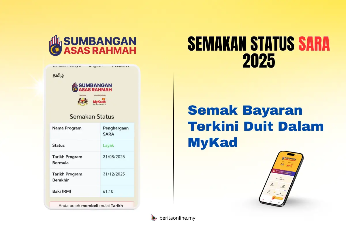 SEMAKAN STATUS SARA 2025