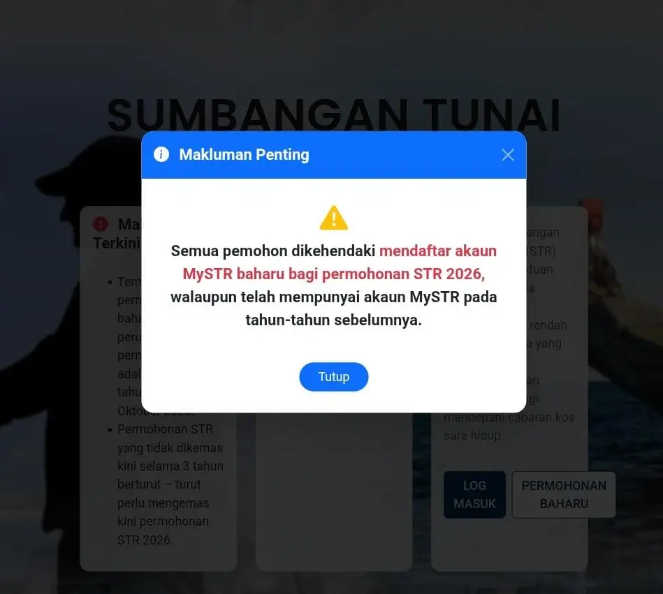 CARA DAFTAR & SEMAK AKAUN BARU MYSTR