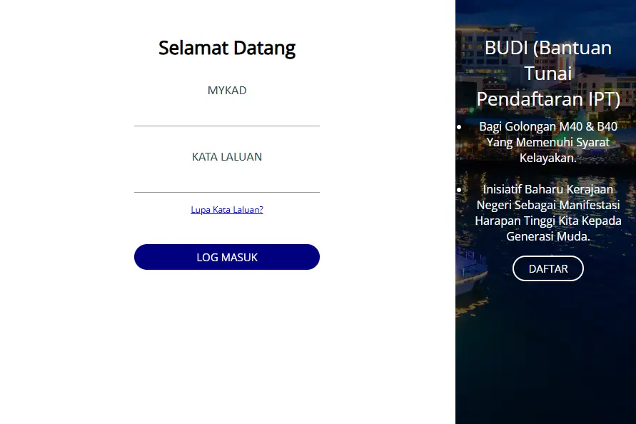 BAGAIMANA CARA MOHON BUDI SABAH 2025
