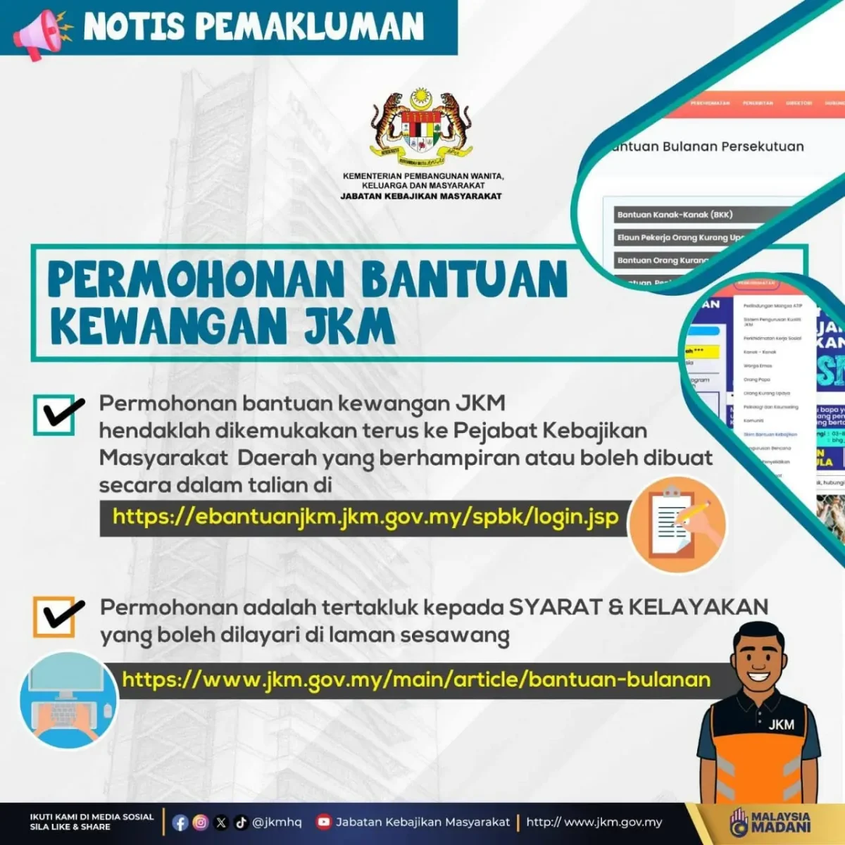 CARA MOHON BANTUAN LATIHAN PERANTIS RM200