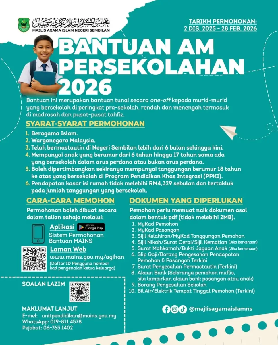 APA ITU BANTUAN PERSEKOLAHAN MAINS