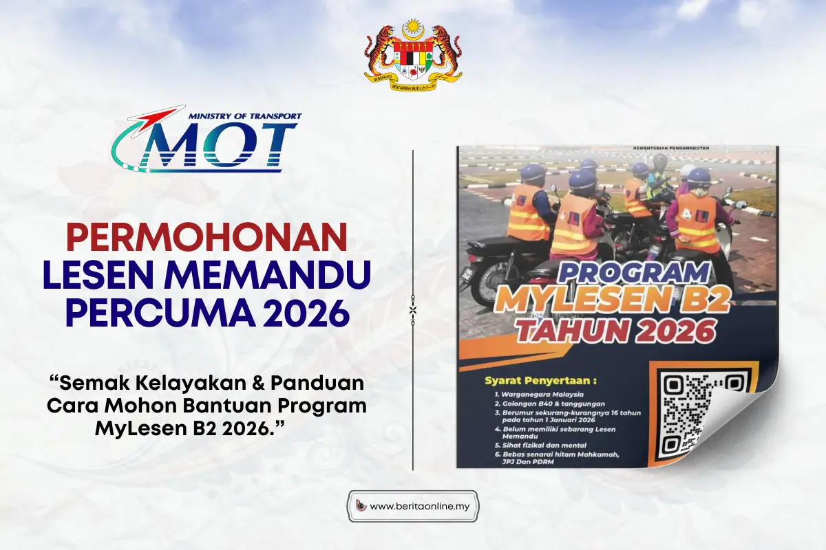 PERMOHONAN LESEN MEMANDU PERCUMA 2026