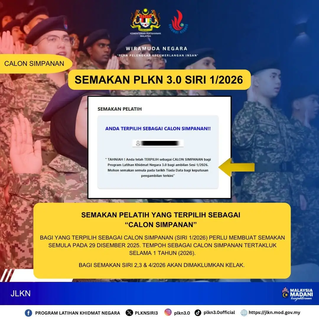 SEMAK KELAYAKAN PLKN