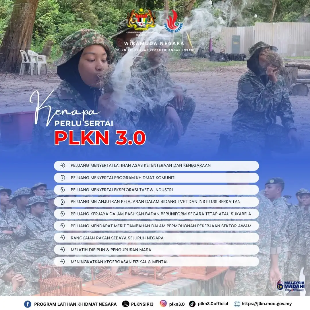 APA KELEBIHAN PENYERTAAN PLKN 3.0