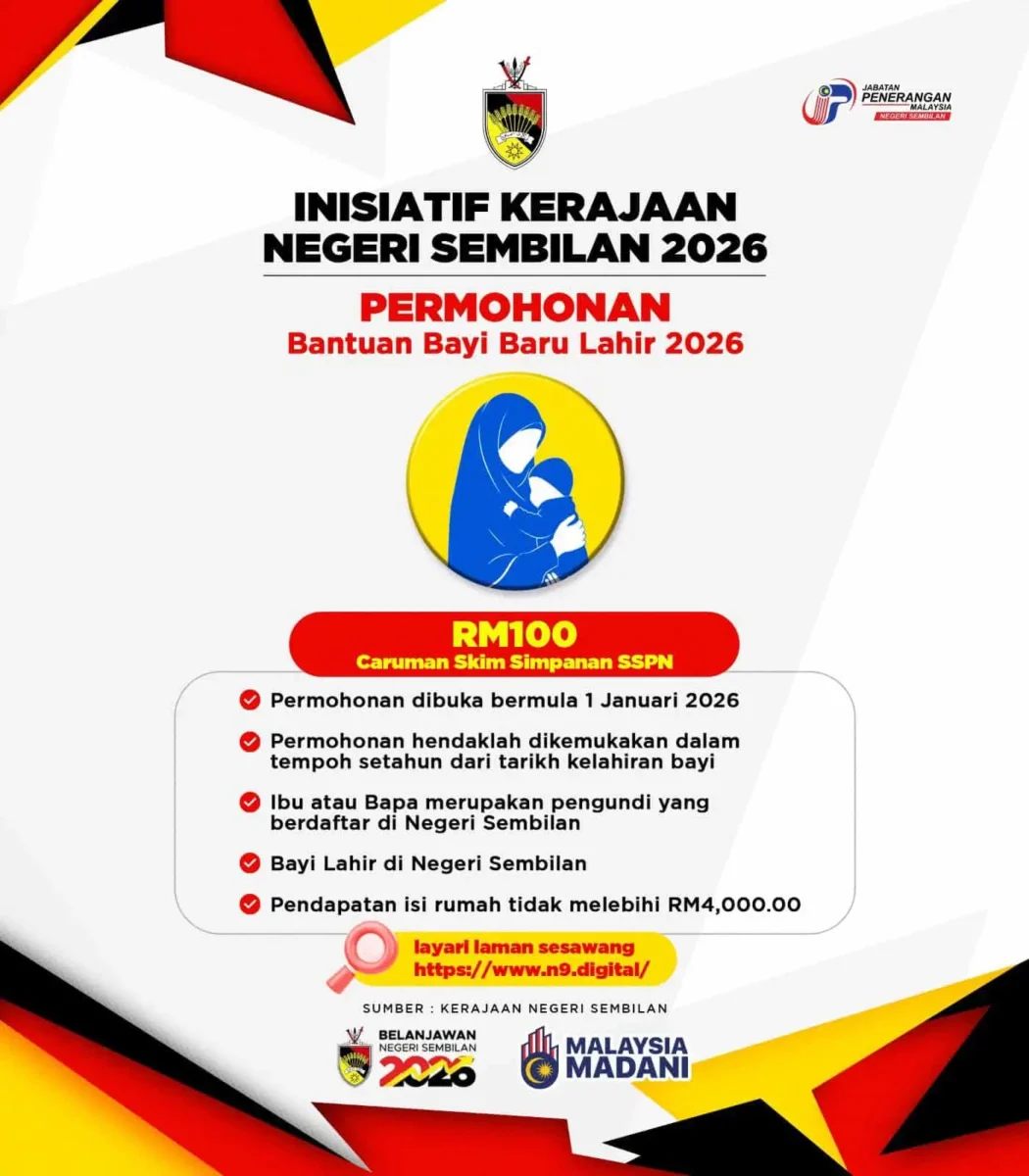 APA ITU BANTUAN BAYI BARU LAHIR NEGERI SEMBILAN