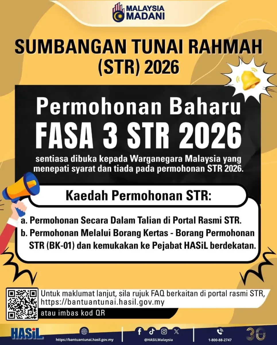 PERMOHONAN BAHARU STR FASA 3